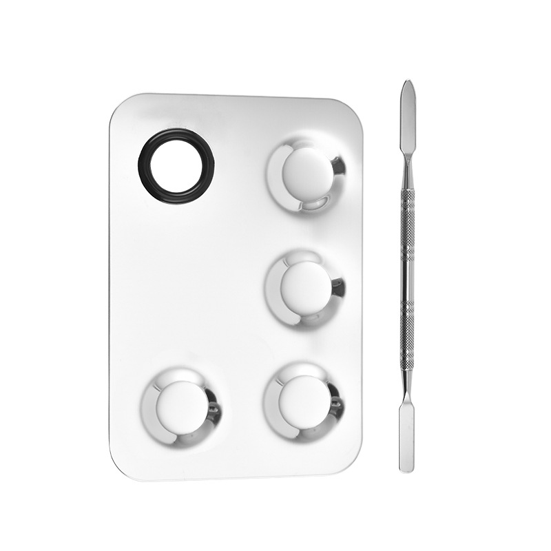 Best Price Stainless Steel Metal Nail-art Cosmetic Artist Mixing Palette