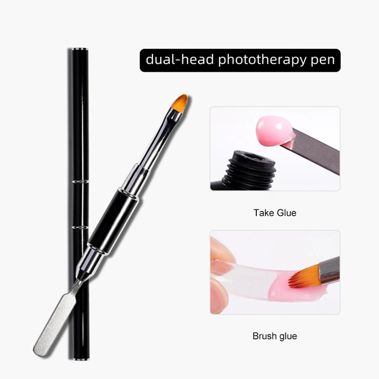 Dual-Ended Poly gel Nail Brush
