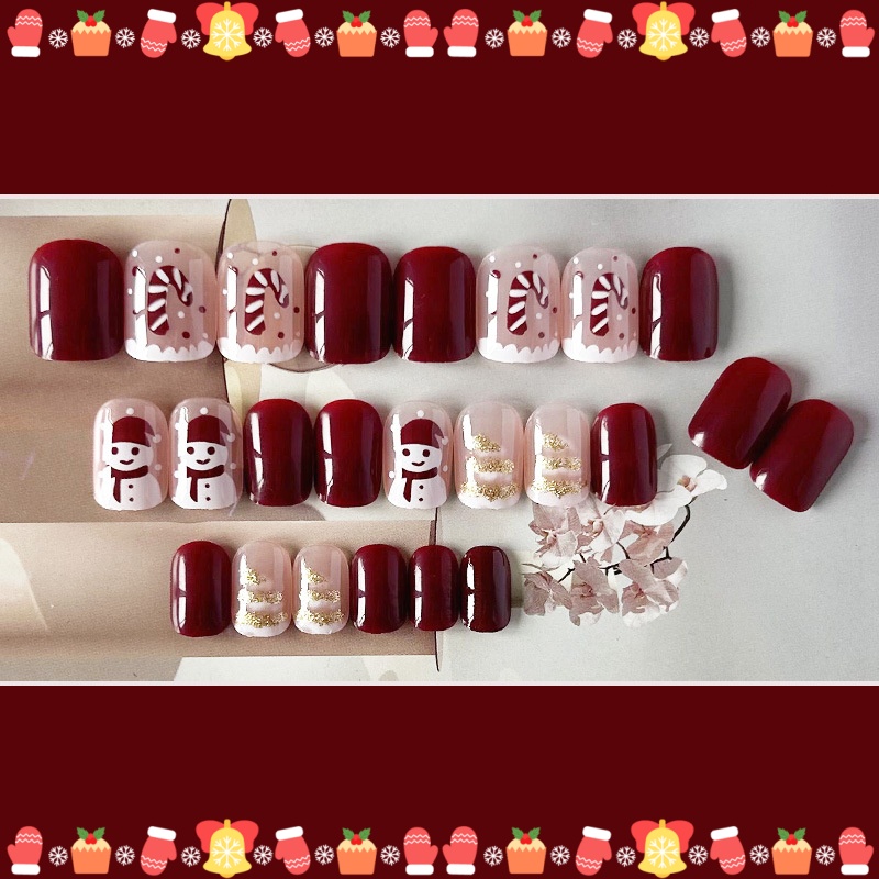 Christmas Press on Nails