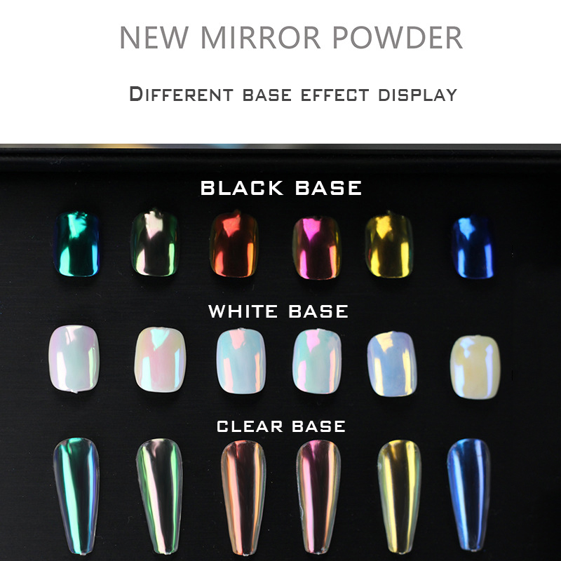 DIY Nail Art Decoration Liquid Magic Mirror Powder