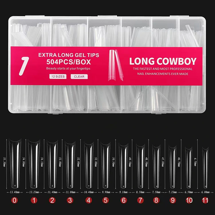 Extra Long Gel Tips – 504PCS