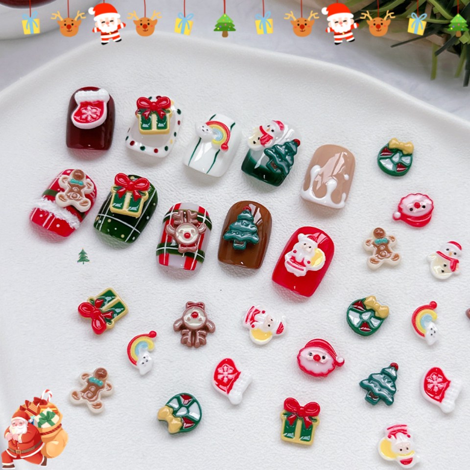 Christmas Nail Rhinestones