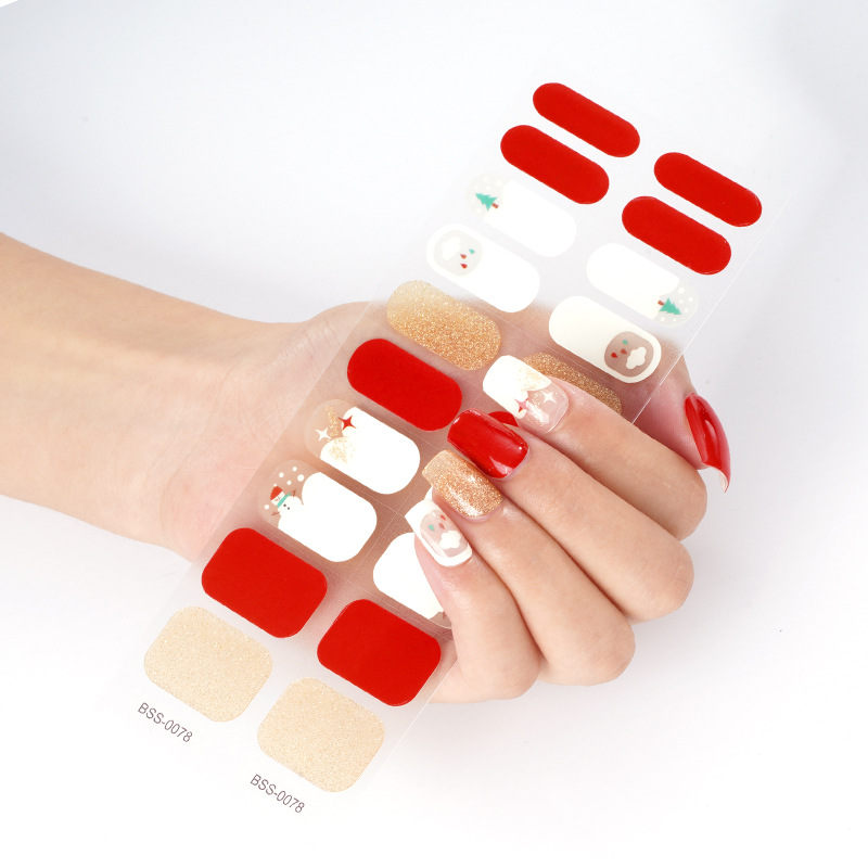 Christmas nail wraps