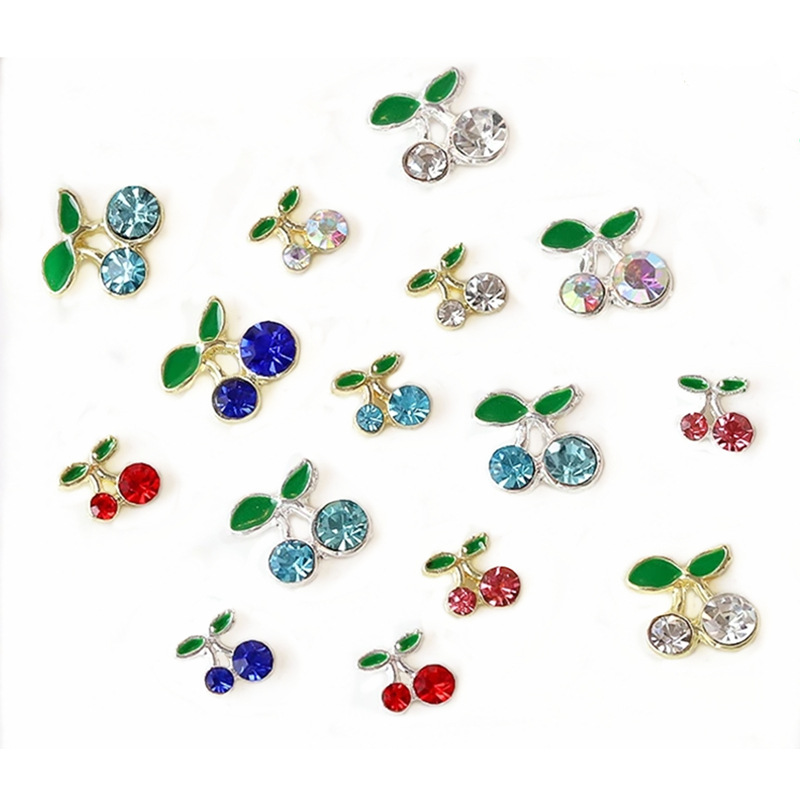 Cherry nail charms