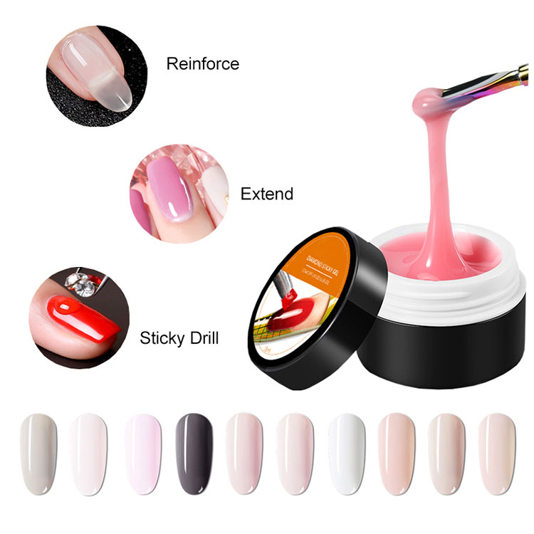 Easy Coloring High Shining Solid Extension Gel Polish