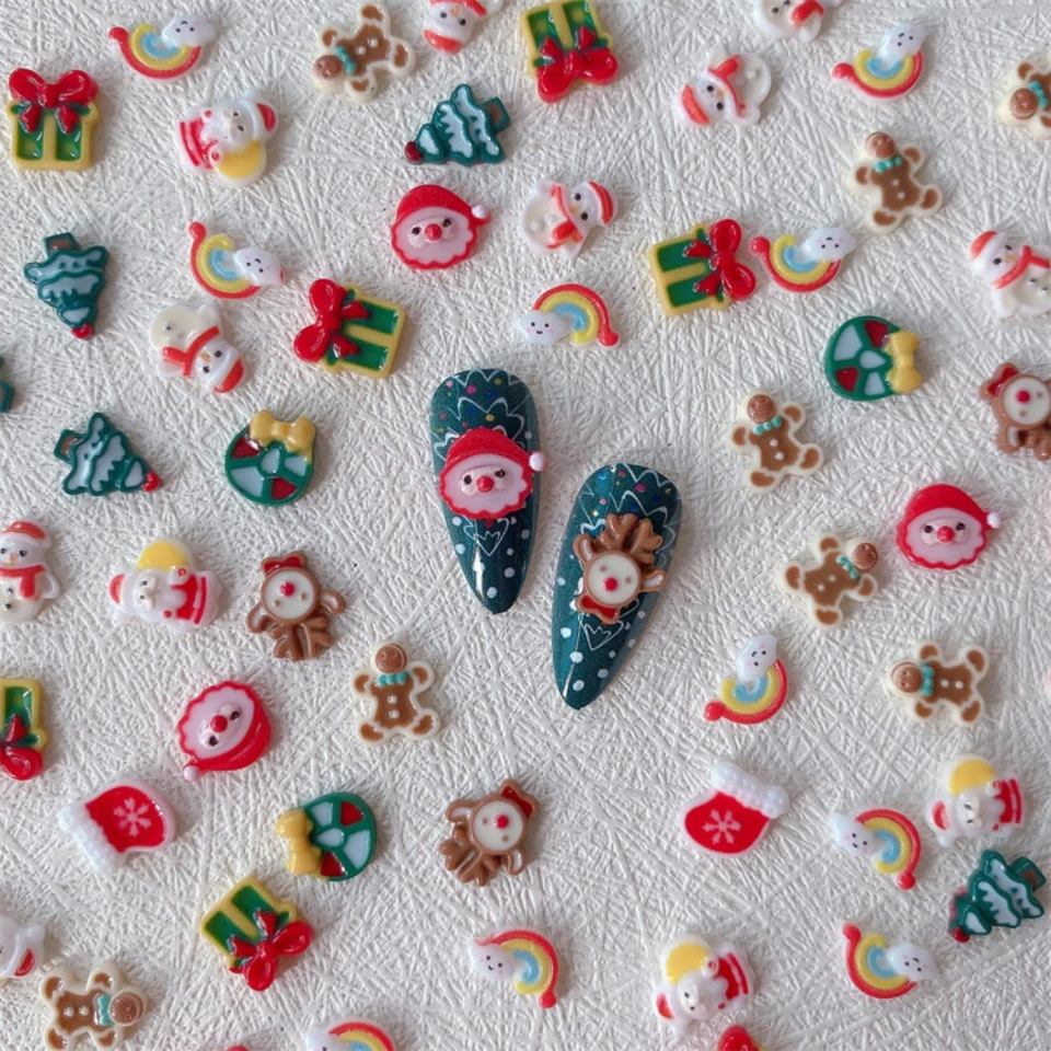 Christmas Nail Rhinestones
