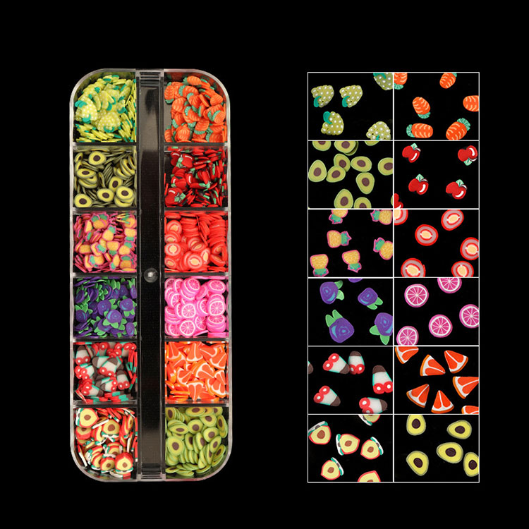 Nail Art Fruit Slices