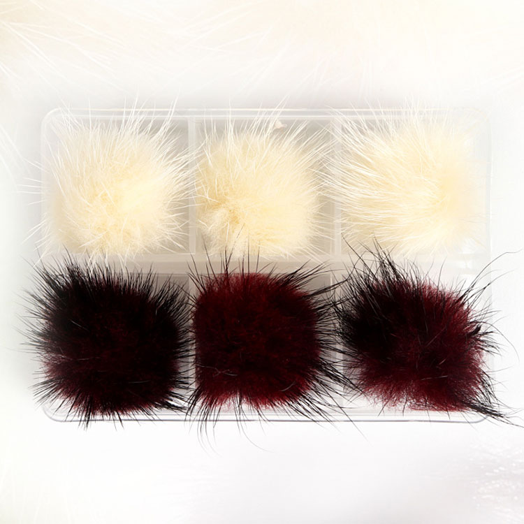 6pcs Box 3d Sofy Magnetic Pom Pom For Nails
