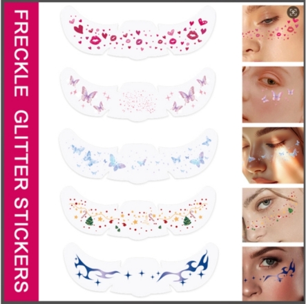 Face Glitter Sticker