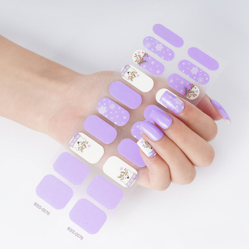 Christmas nail wraps