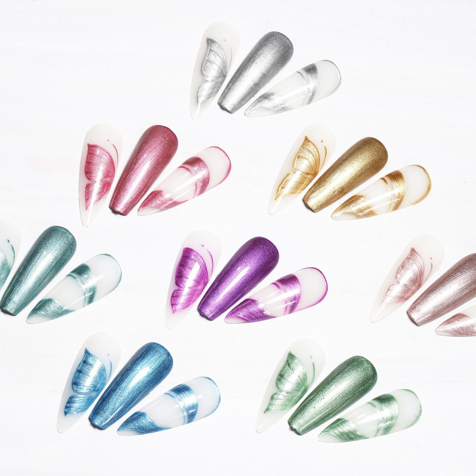 Metallic Gel Liner Nail Art Set
