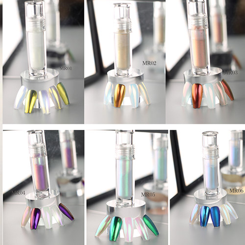 High Gloss Morandi Liquid magic mirror Nail Powder