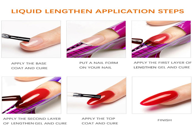 The difference between nail extensions and nail stickers