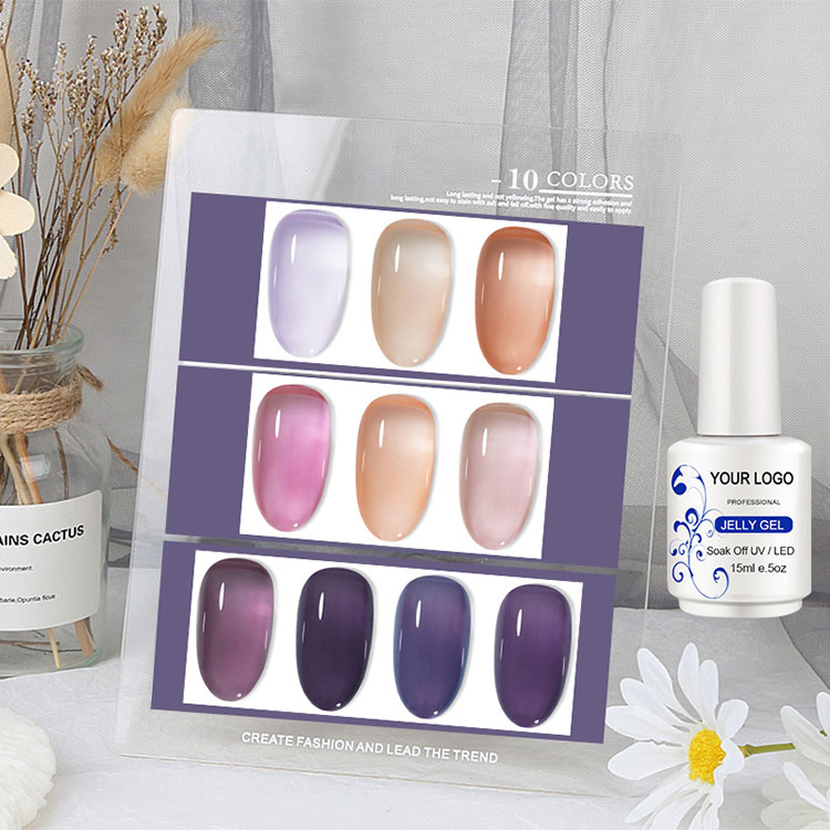 60 Colors Ice Jelly Gel Polish