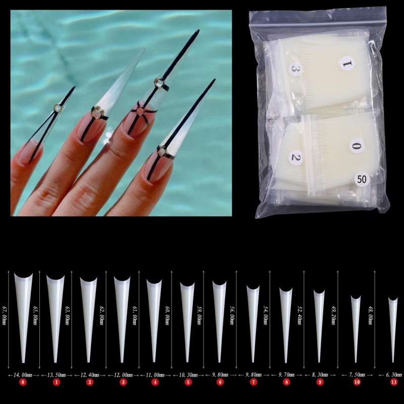 Acrylic False Nails ABS Tips