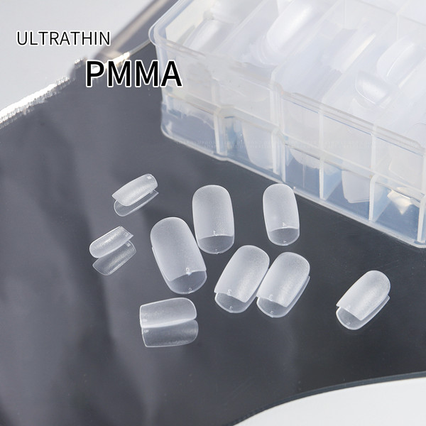 Extra Thin Matte Frosted Surface False Nail Tips