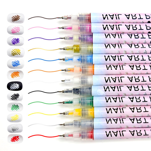 Waterproof Plastic 0.5mm Nail Pen Manicure Tools