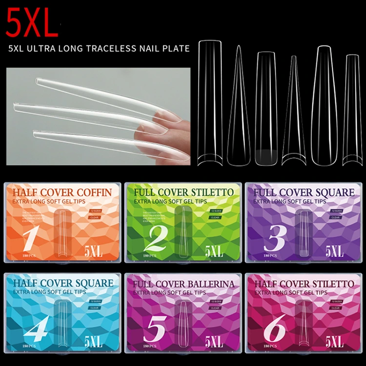 5XL Ultra Long Nail Tips