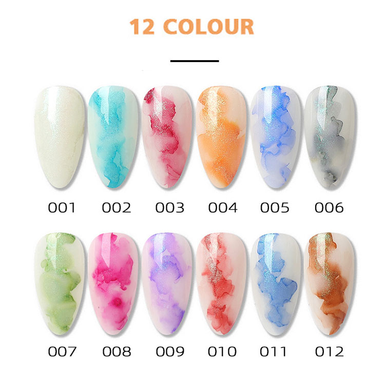 Watercolor Spreading Effect Blooming Gel