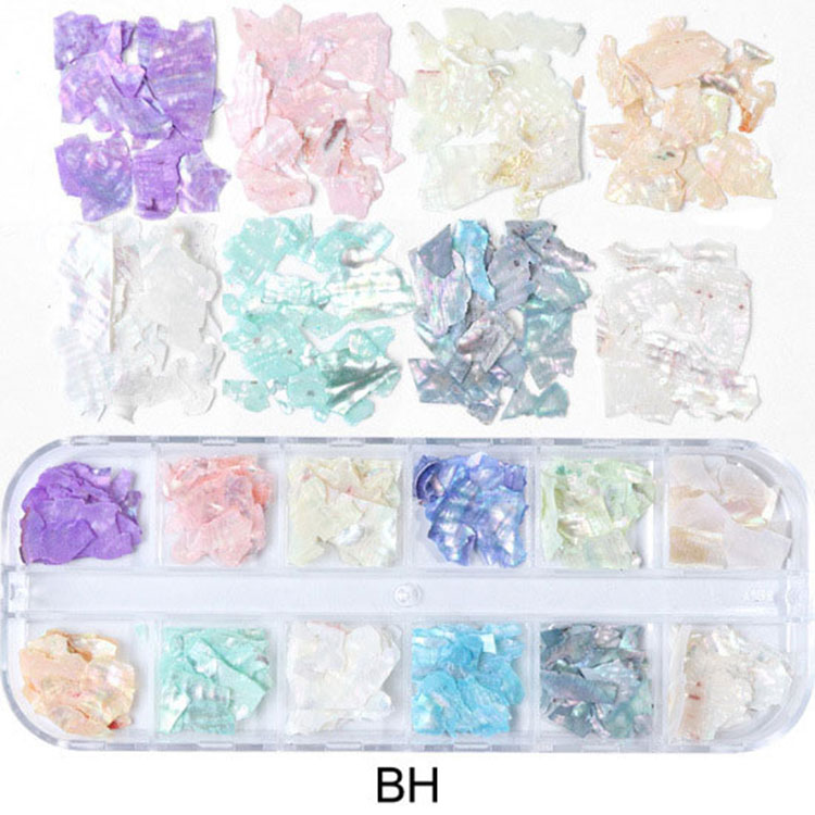3d Abalone Shell Irregular Nail Art Decorations