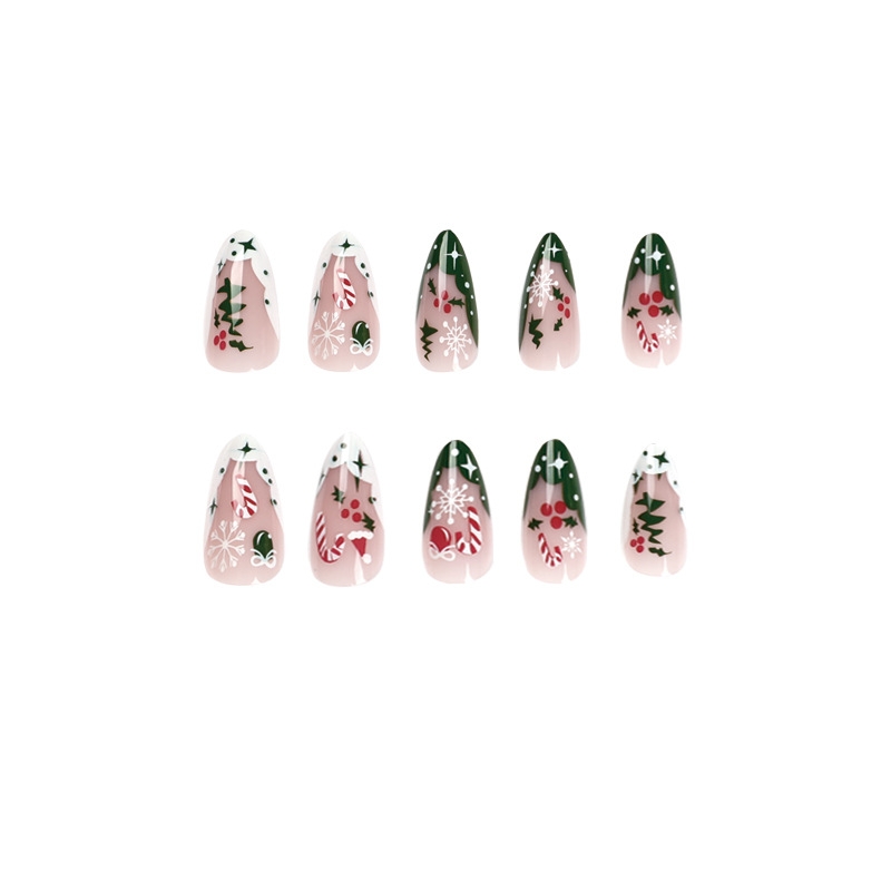 Christmas Fake Nails