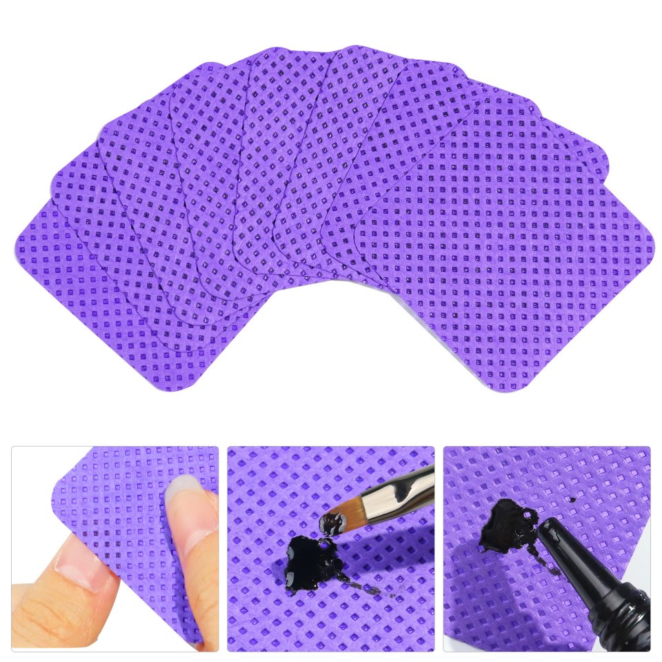 Lint Free Nail Lash Wipes