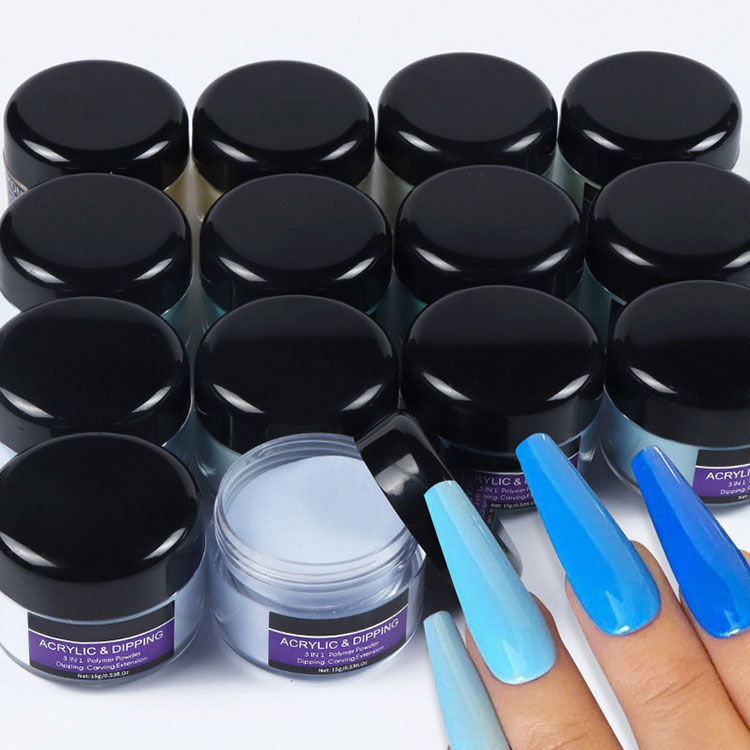 12 Colors Starter Kit 2 in 1 Acrylic Powder