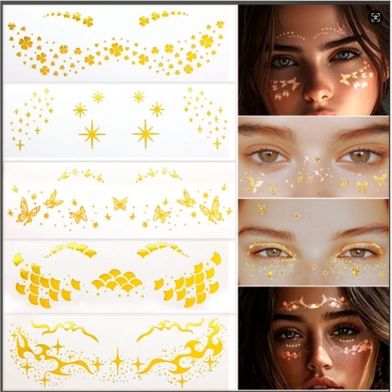 Face Glitter Sticker2