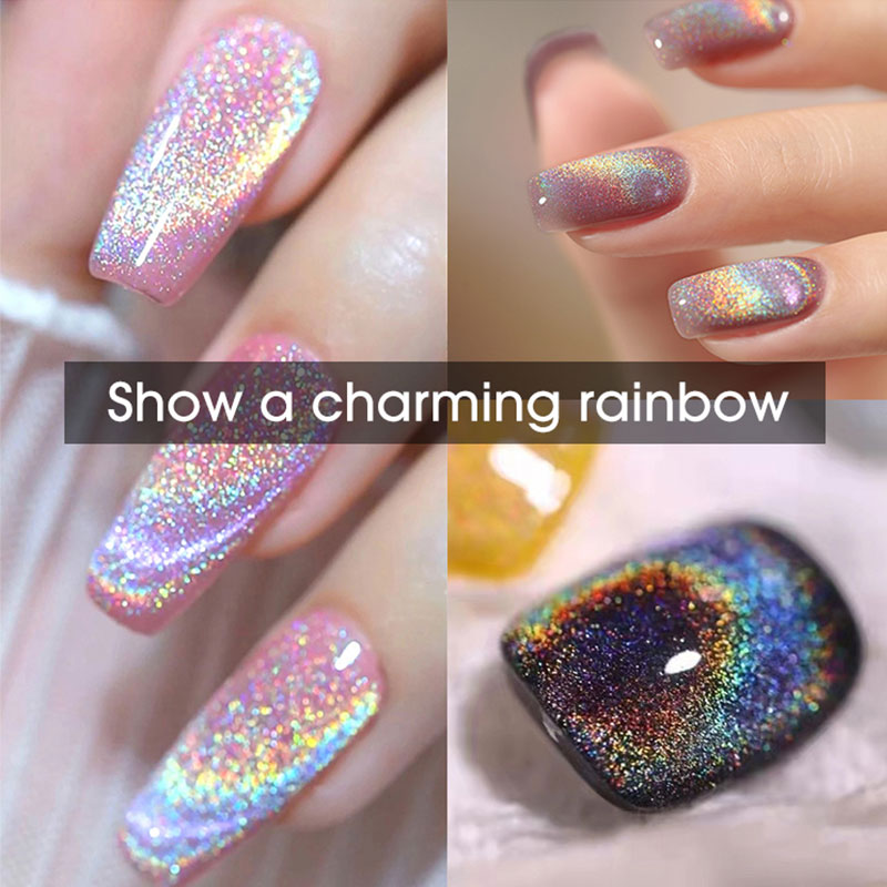 Rainbow Cat Magnetic Eye Gel Polish