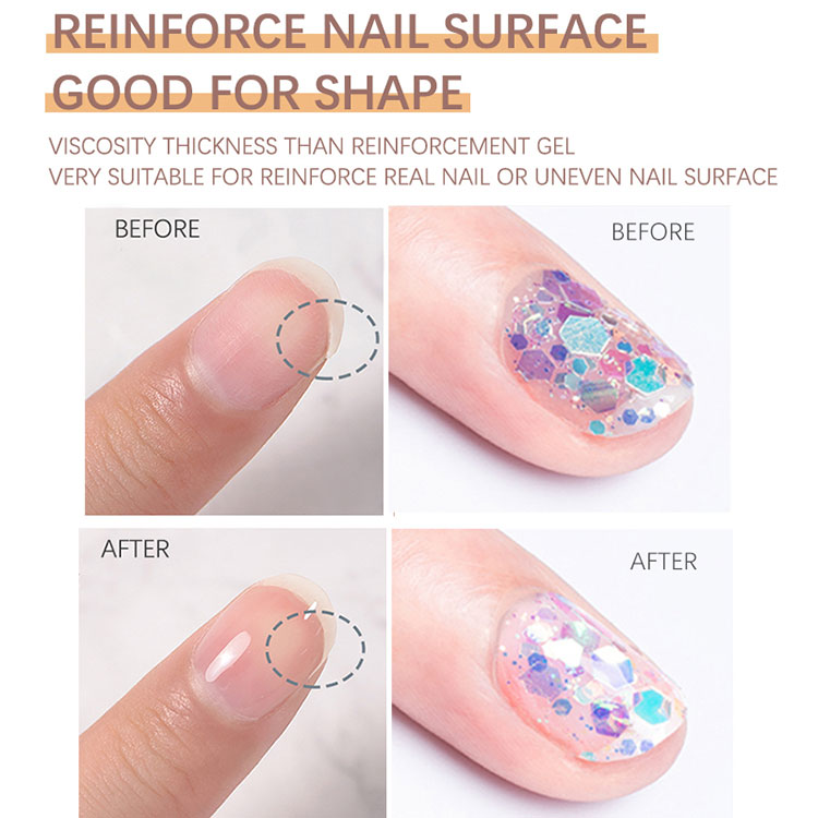 Liquid Gel Nail White Extension LOGO