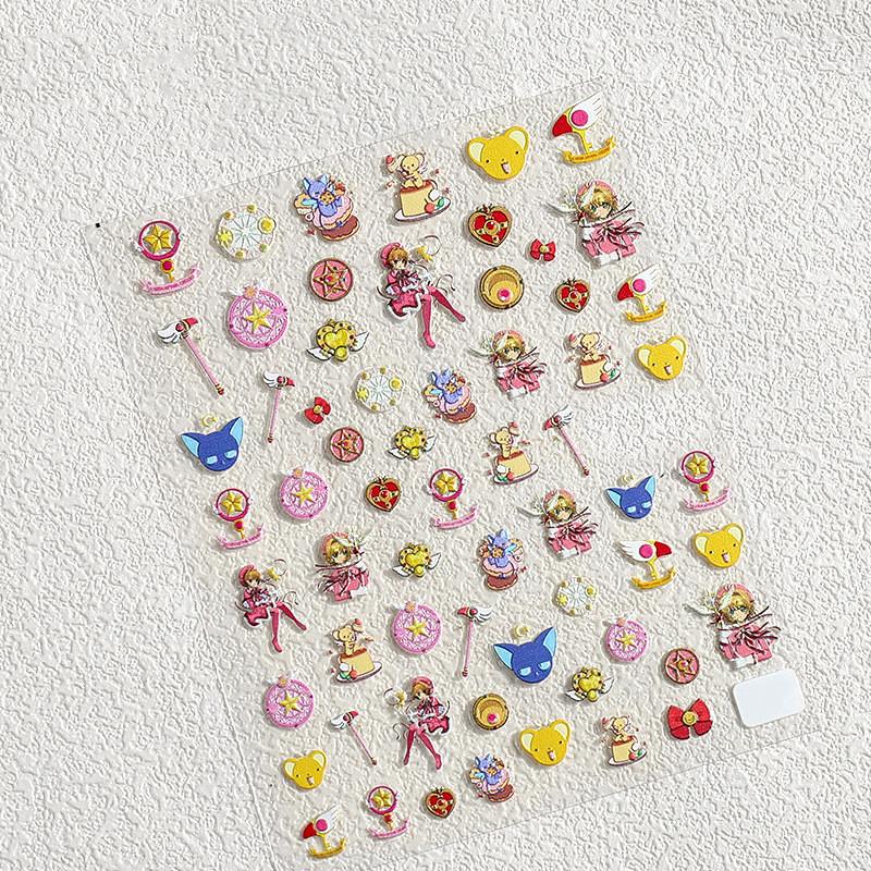 Cartoon Self-Adhesive Nail Stickers