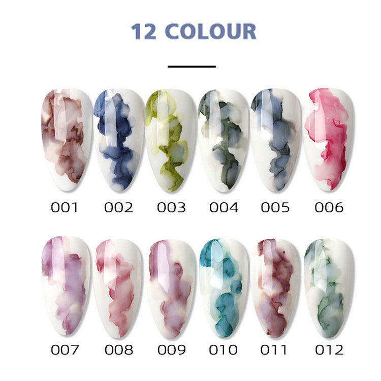 Marble Varnish Blooming Gel