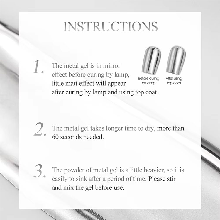 Mirror Metal Painting Gel