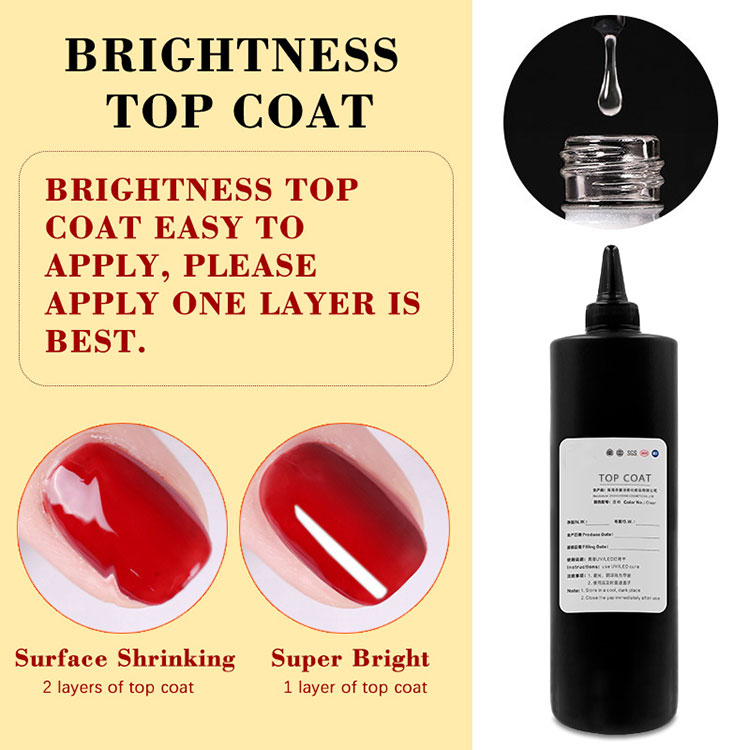 High Shine Anti Scratched No Wipe Steel Top Coat