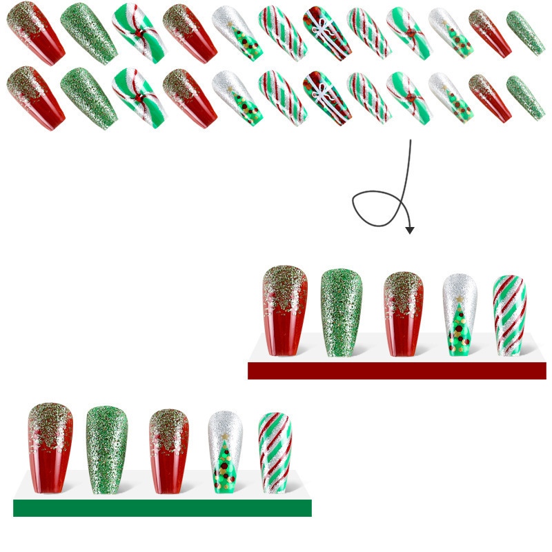 Christmas Artificial Fingernail