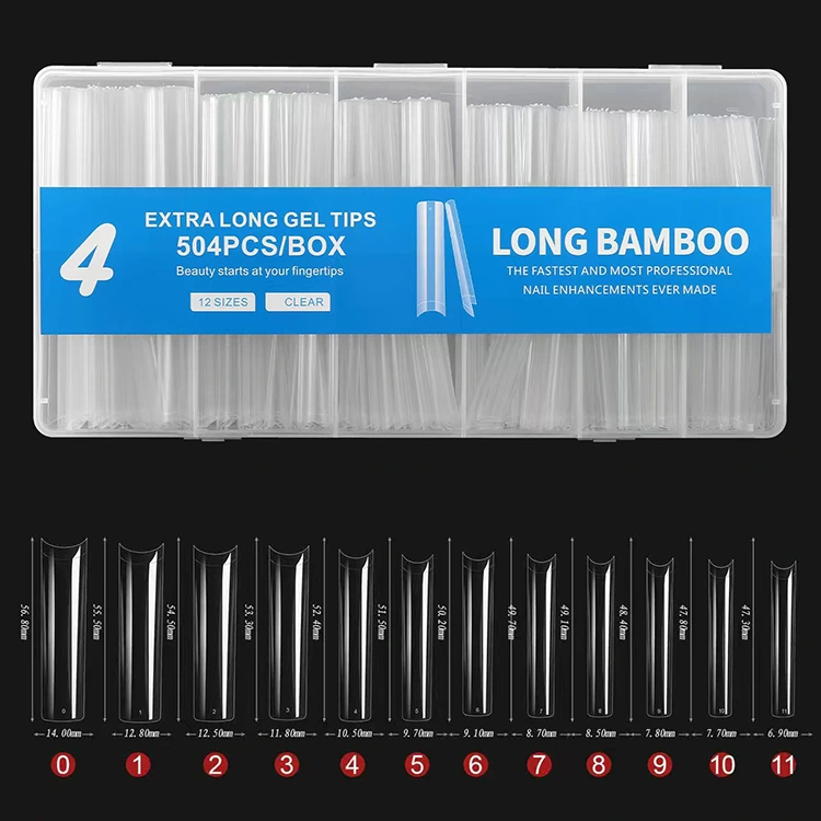 Extra Long Gel Tips – 504PCS