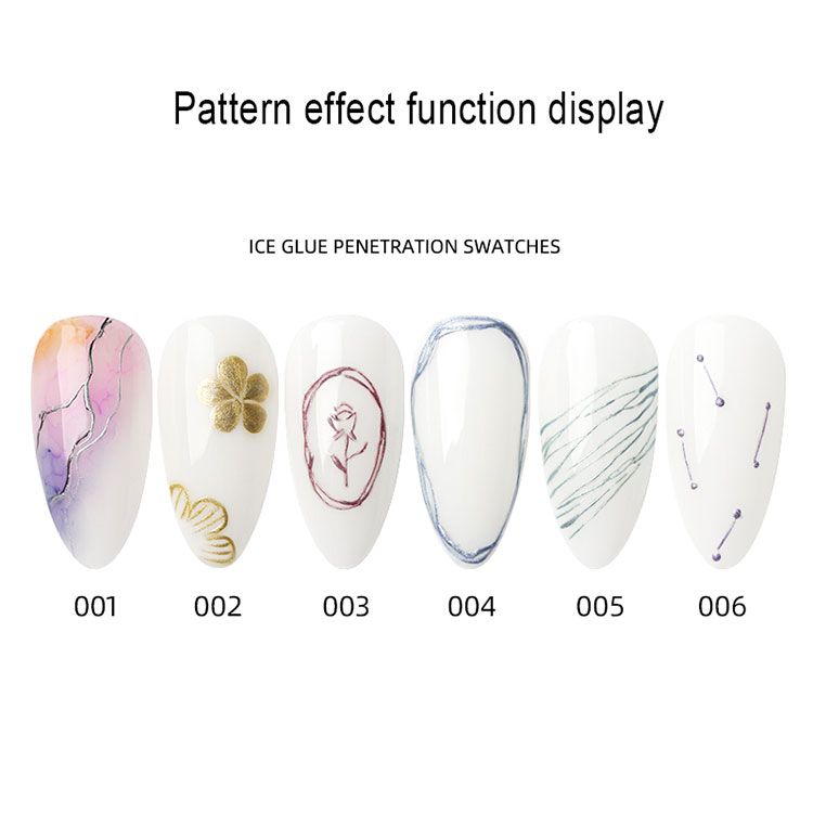 3D Carving Painting Metallic Gel Polish