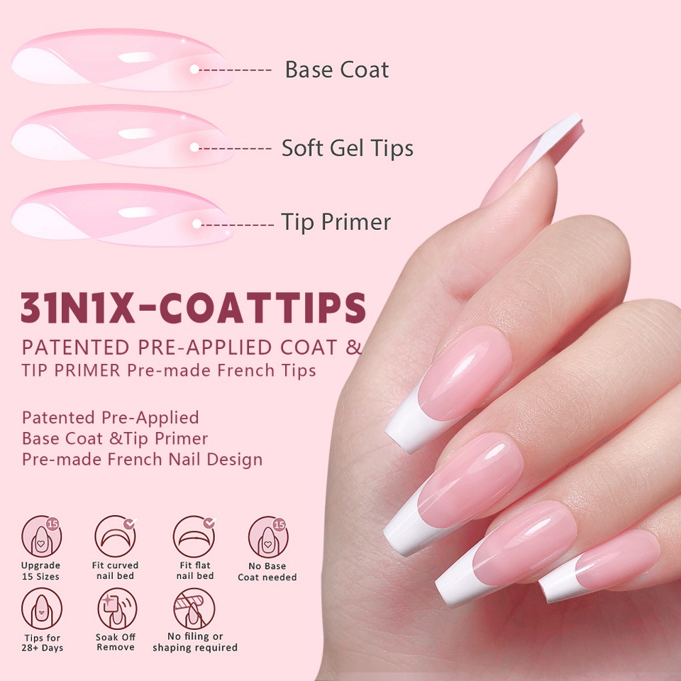 French Tip Press on Nail
