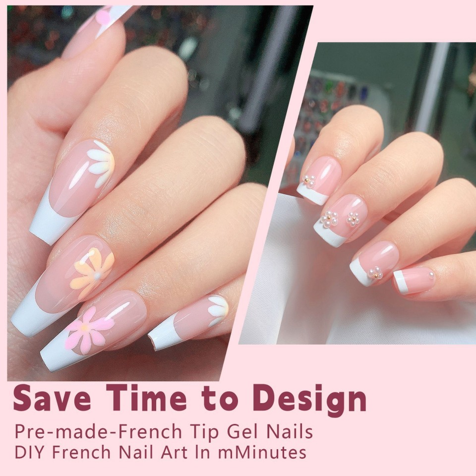 French Tip Press on Nail