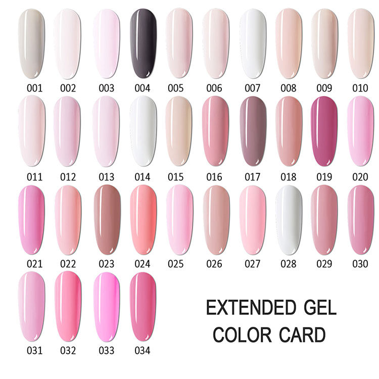 Easy Coloring High Shining Solid Extension Gel Polish
