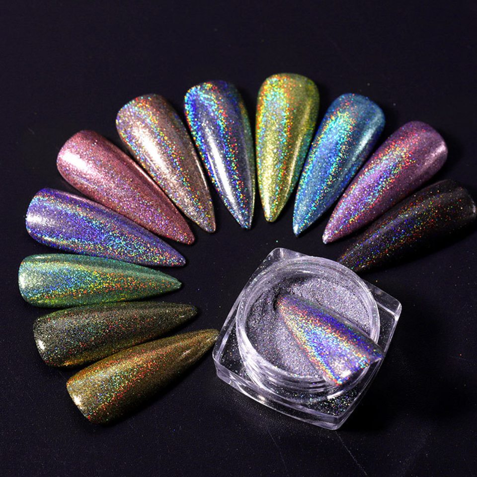 Laser Rainbow Glitter Powder