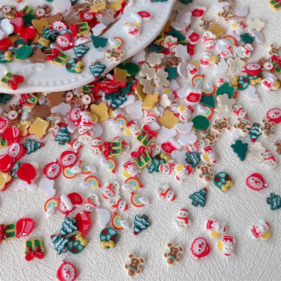 Christmas Nail Rhinestones