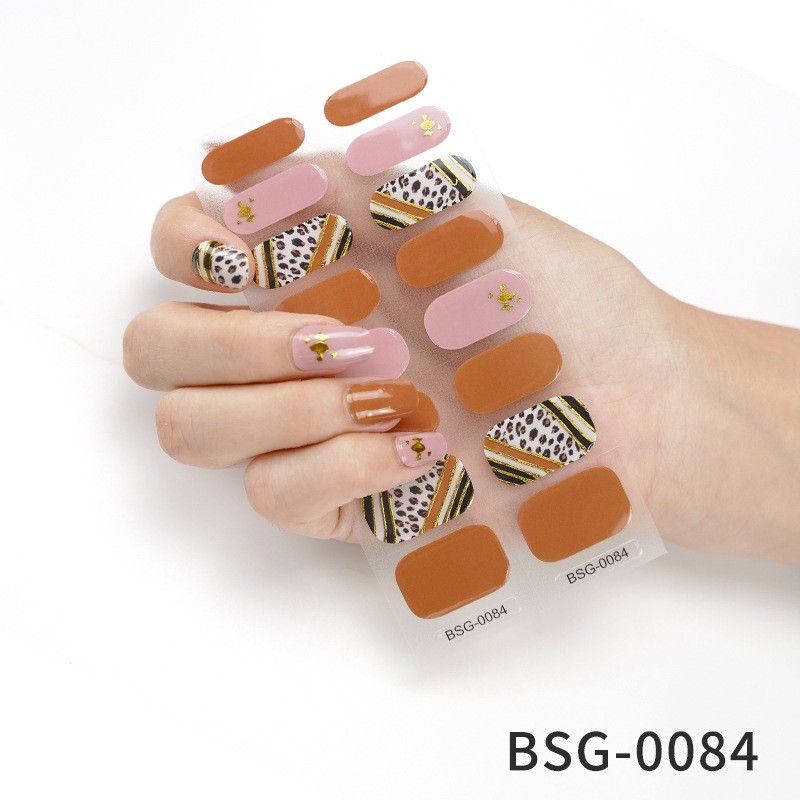 Semicured Nail Wrap