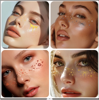 Face Glitter Stickers – A Beauty Game-Changer