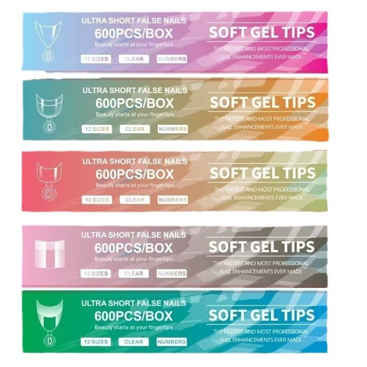 Ultra Short Soft Gel Tips – 600PCS