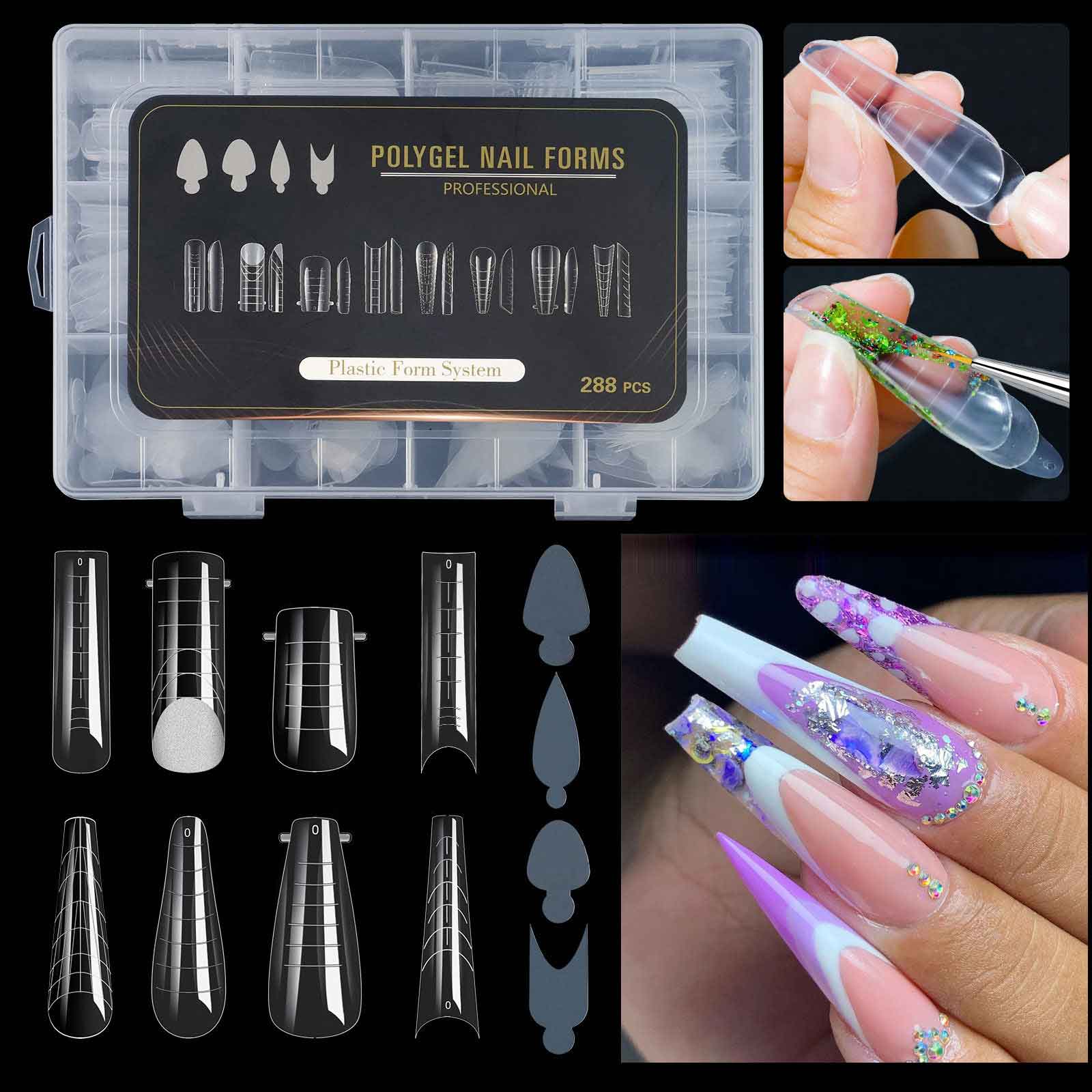 Quickly Building Gel Nail System Extension Form