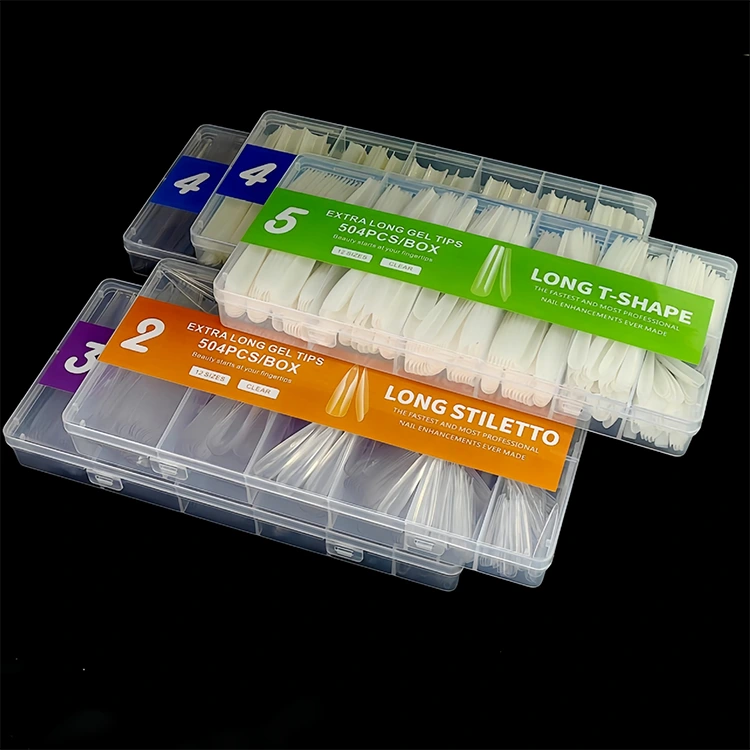 Extra Long Gel Tips – 504PCS