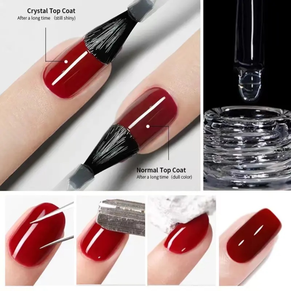 Shine Finish Top Coat And Base Coat For Gel Polish