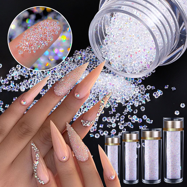 glass diamonds nail stone
