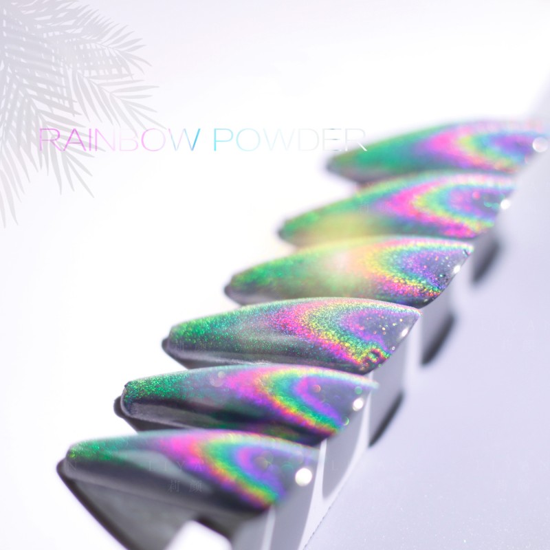 Rainbow Mirror Nail Powder